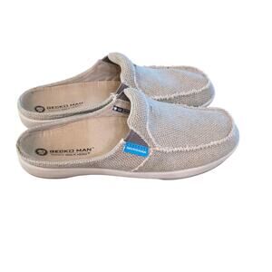 Gecko Man Walk Hero Tan slip On Comfort Shoes Women's Size‎ 9